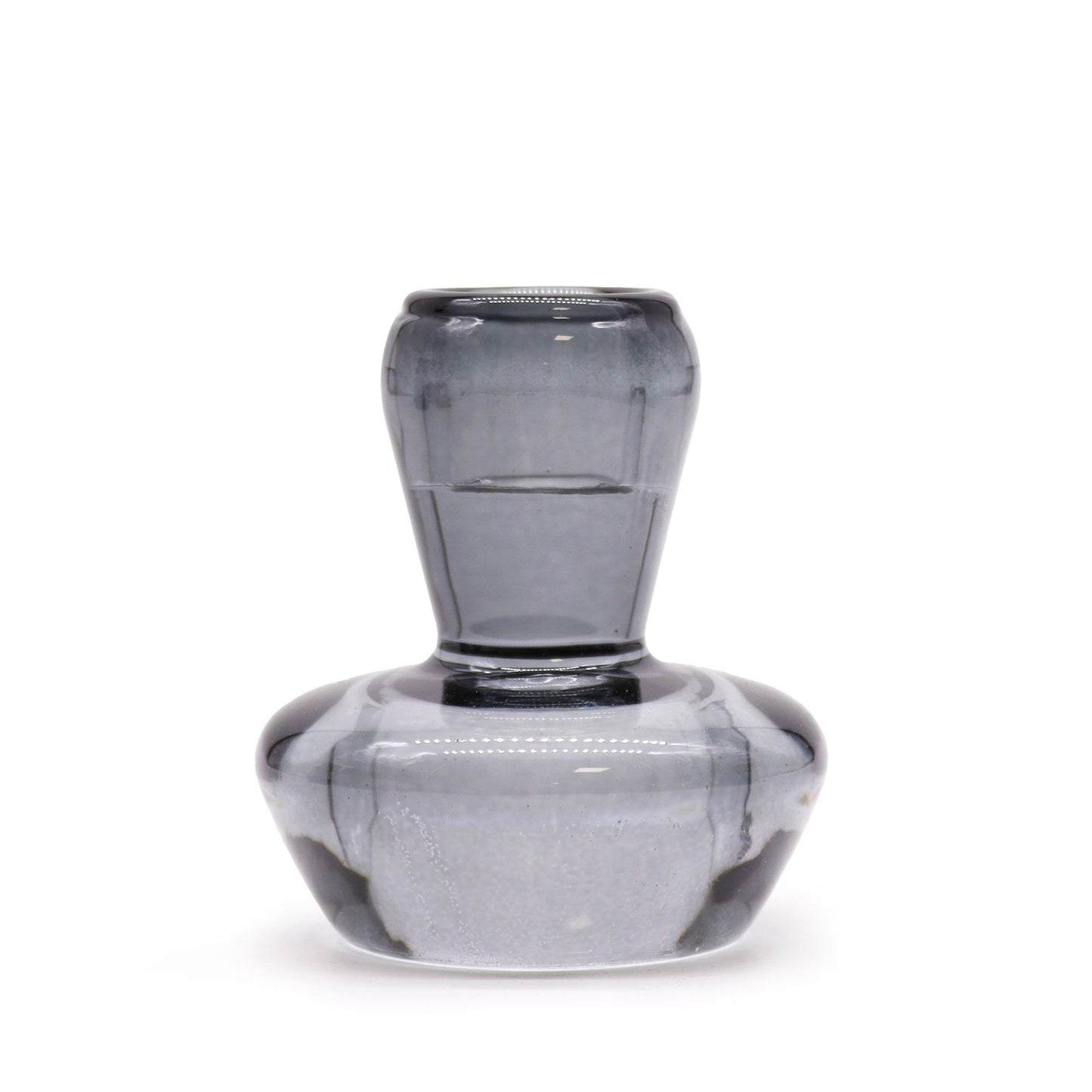 Pair of Mushroom Flip Dinner Candle / Tealight Holders - Midnight Grey