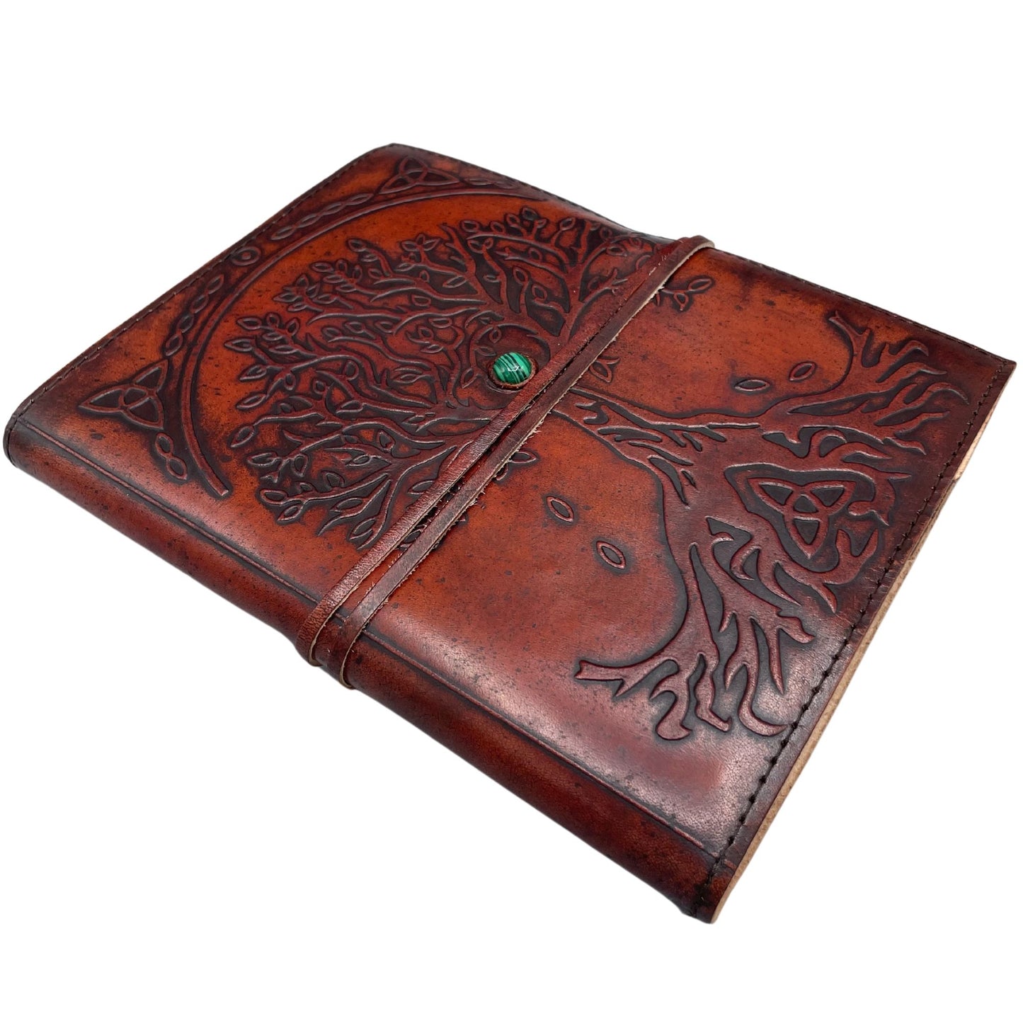 Large Tree of Life Leather Journal – 20x16cm