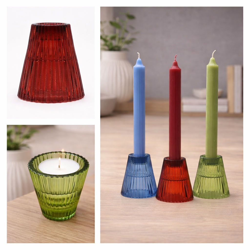 Flip Dinner Candle / Tealight Holders