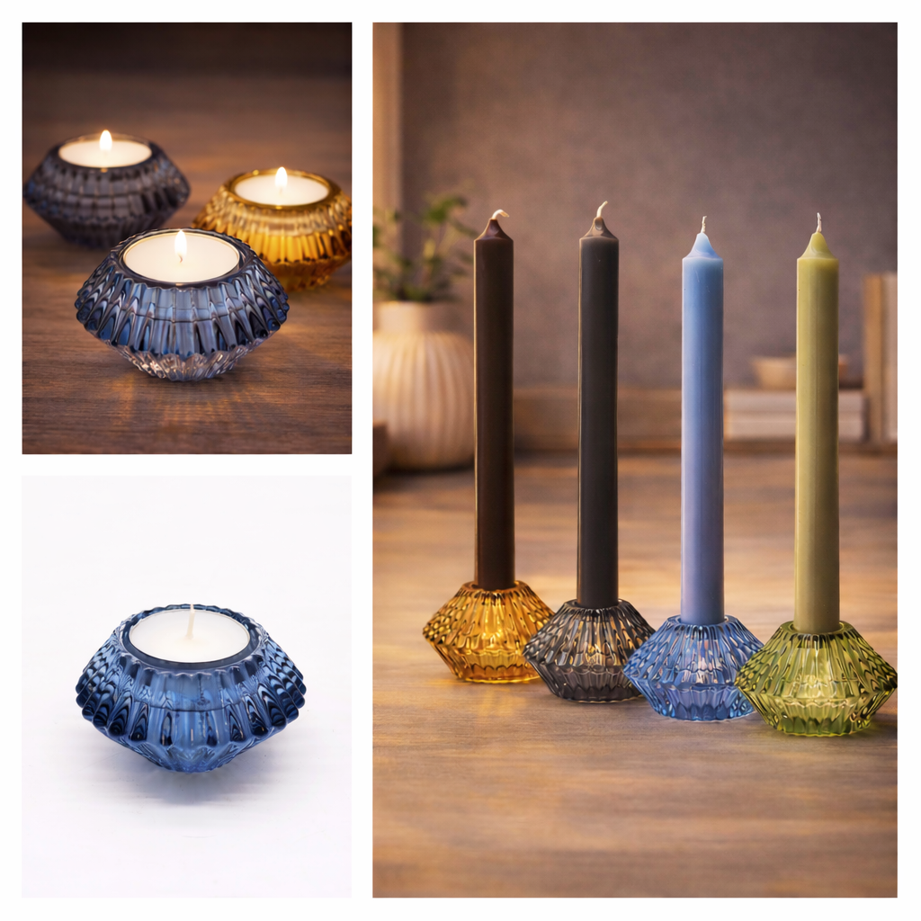 Flower Flip Dinner Candle / Tealight Holders