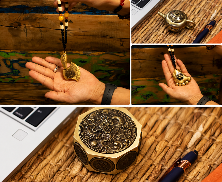 Feng Shui Fortune Spinners & Lucky Charms