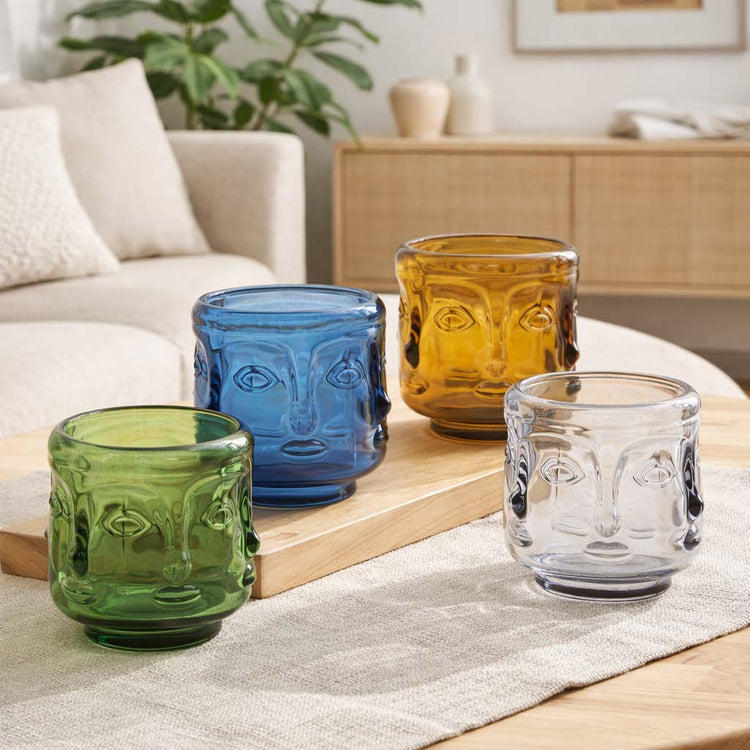 Buddha Faces Candle Holders