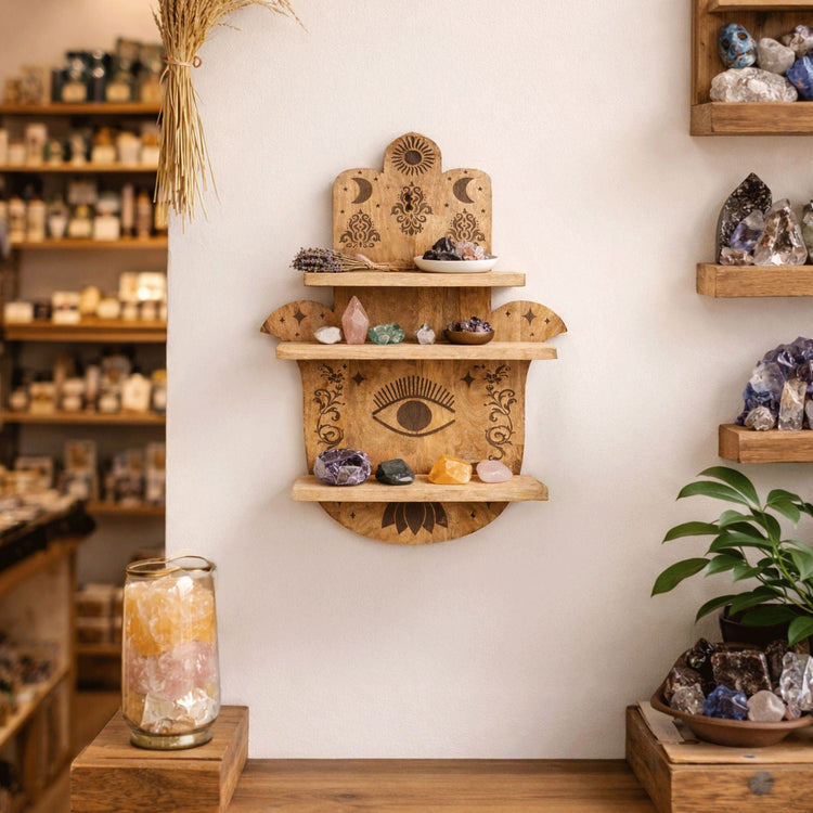Mango Wood Wall Plaques & Shelves