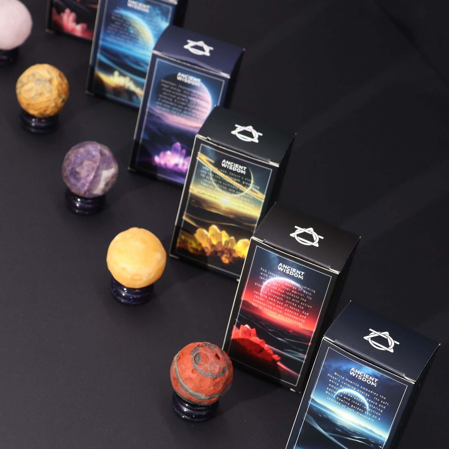 Gemstone Planets on a Goldstone Stand