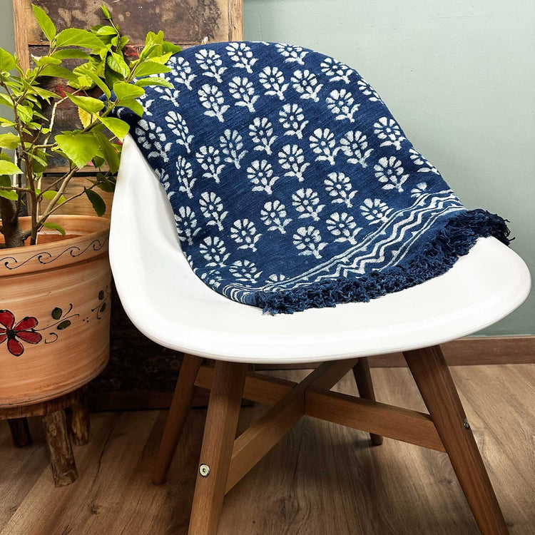Handmade Indigo Throws & Runners