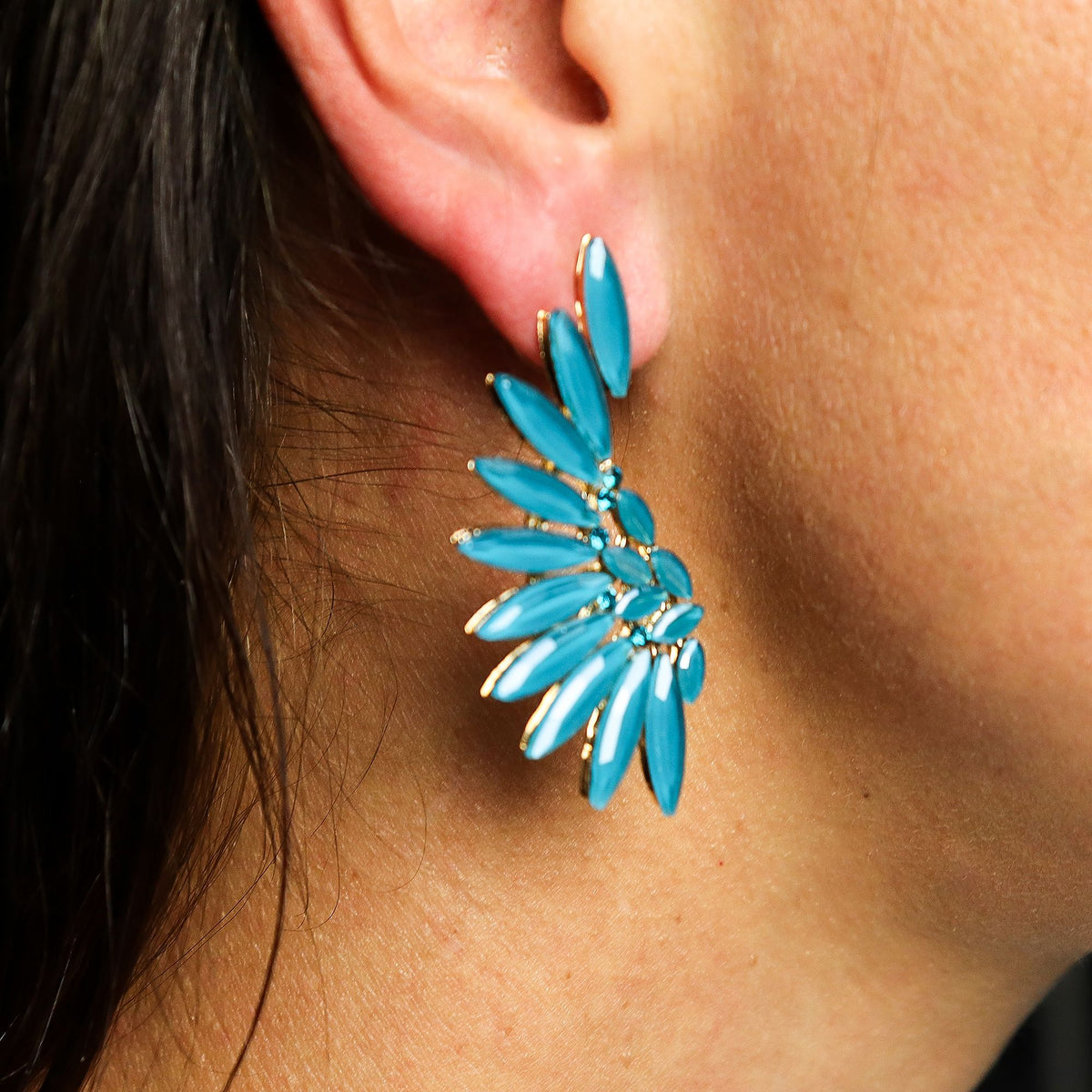 Nymph Aurora Glass Earrings