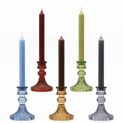 Vintage Dinner Candle Holder - Vampire Red