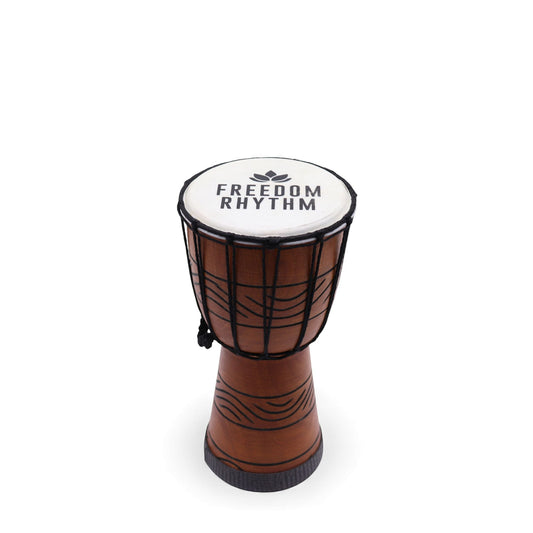 Small Pro Djembe Drum - Freedom Rhythm (high) - Small 30cm (15cm Dia)