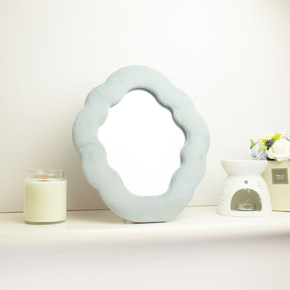 Soft Squiggly Mirror – Cloud – Cloud Blue (28x24x2.3cm)