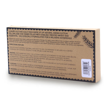 Lavender Natural Cotton and Juco Eye Pillow - Madagascar Giraffe