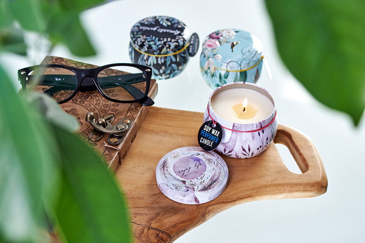 Moonstone Art Tin Candle - Assorted Unicorn Designs