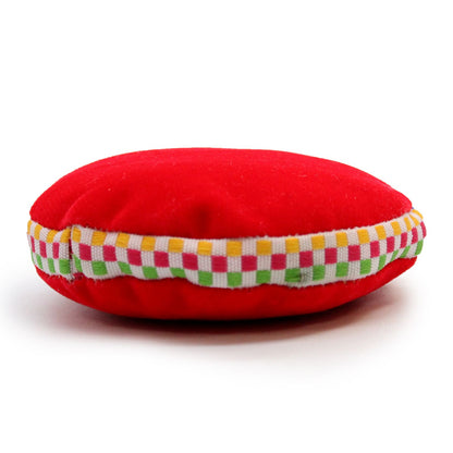 Singing Bowl Velvet Cushion - 7cm - Assorted Colours