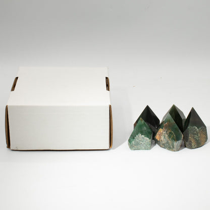 Gemstone Top Polished Points - Green Aventurine (approx 5-6 pieces)