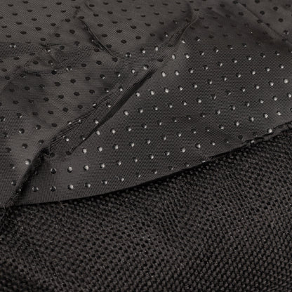 PAW Bed – Large Royal Crown – Black & Grey – 50 × 50 × 26cm
