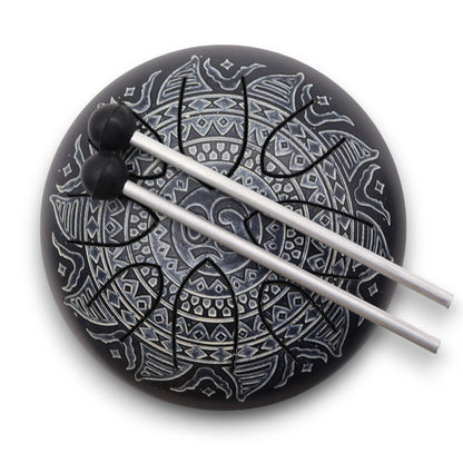 HAPI Drum Om Mandala Engraved - 16cm
