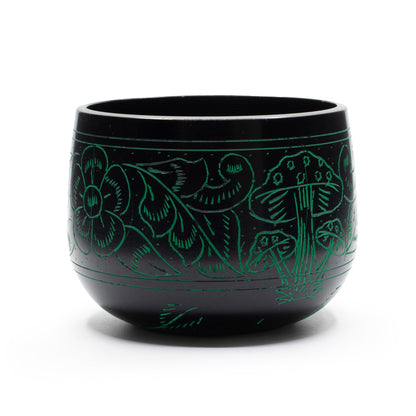 Cauldron Singing Bowl - Magic Mushroom - Green (15cm)
