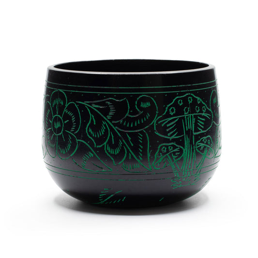 Cauldron Singing Bowl - Magic Mushroom - Green (15cm)