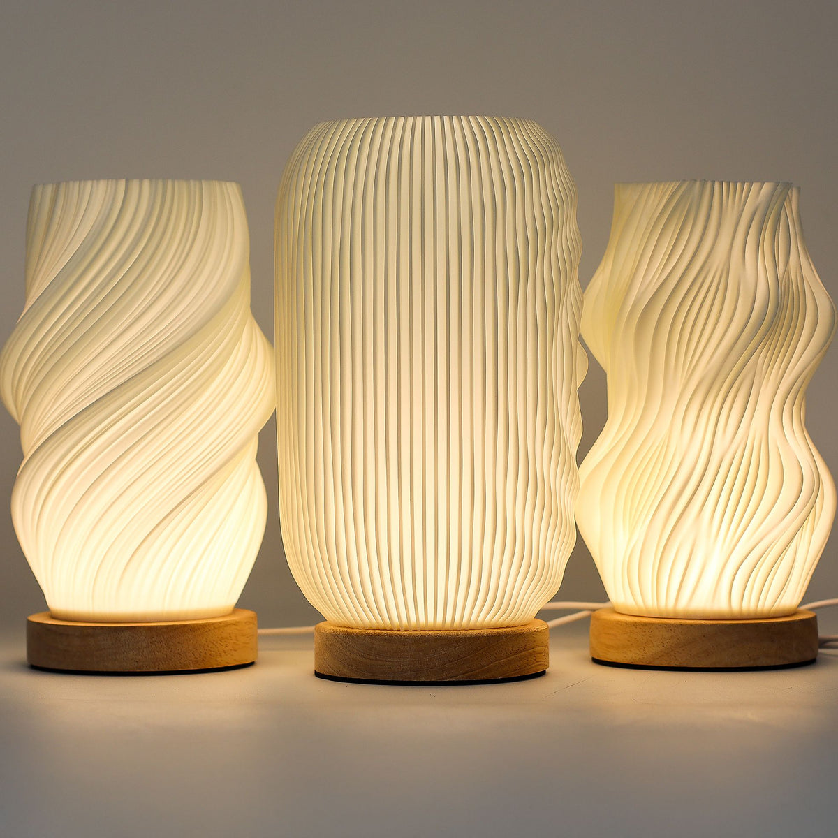 New Wave Lamp - USB (C) - 3 settings - Star Twisted