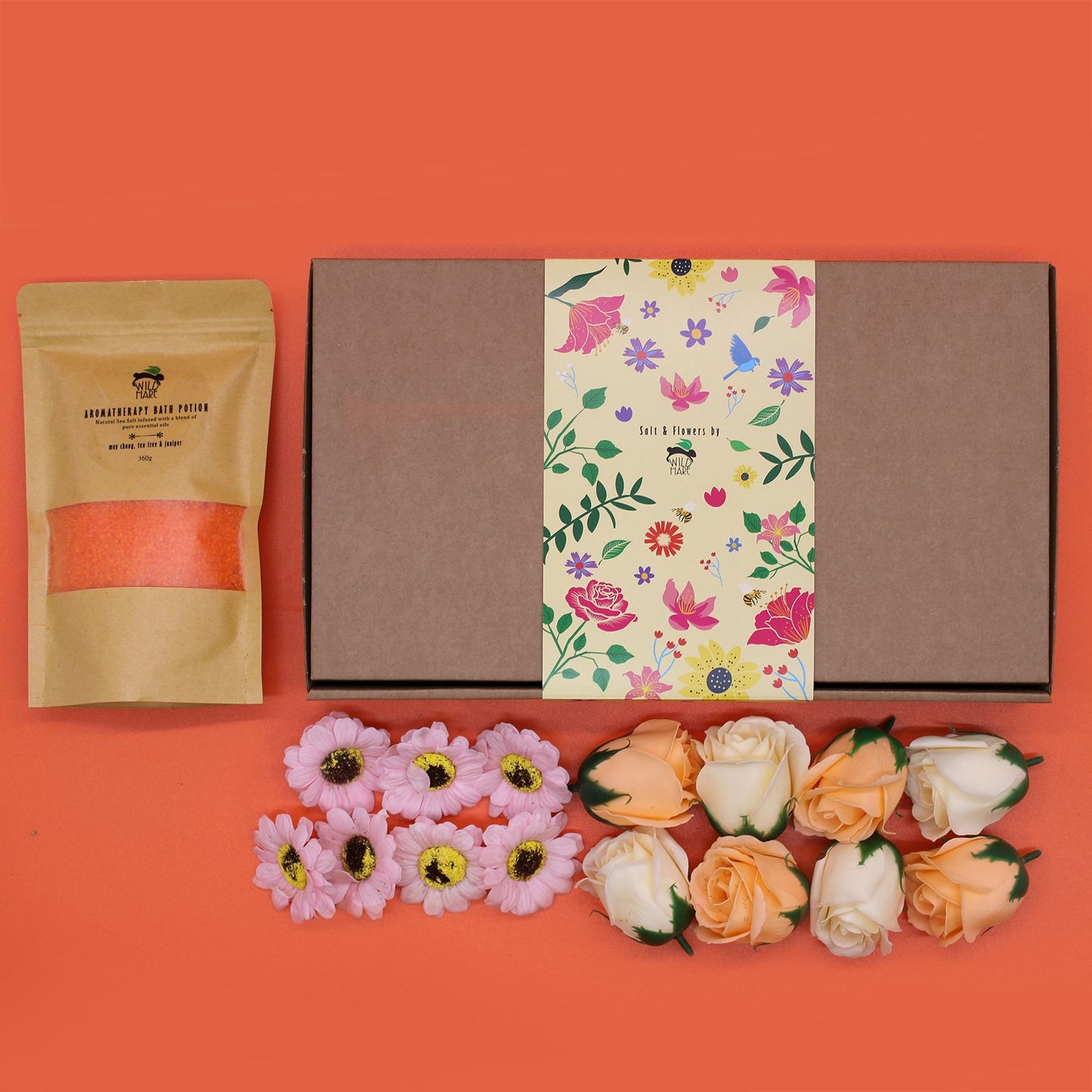 Wild Hare Salt & Flowers Set - Total Detox