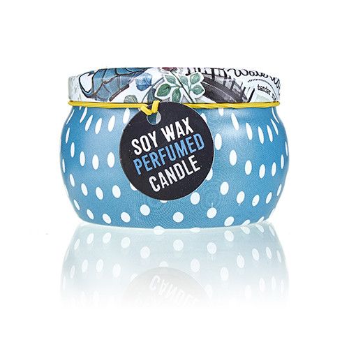 Peonies Art Tin Candle - Assorted Design