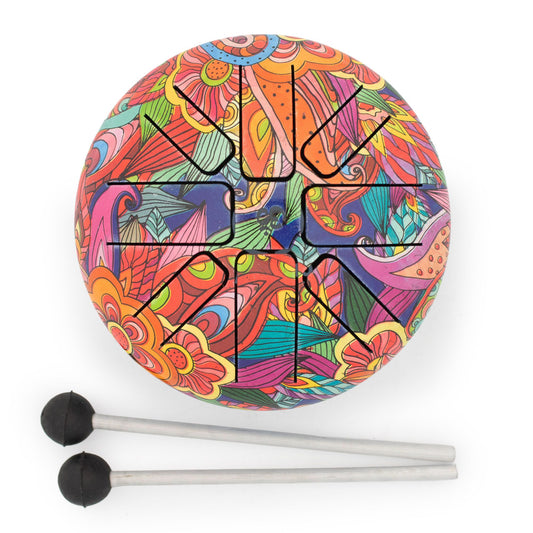 Small HAPI Drum Psychedelic - 13x9cm
