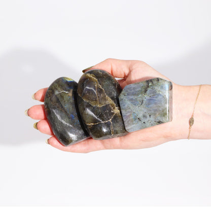 Madagascar Labradorite Tomb Stone (approx 80-100gms 50-70mm)