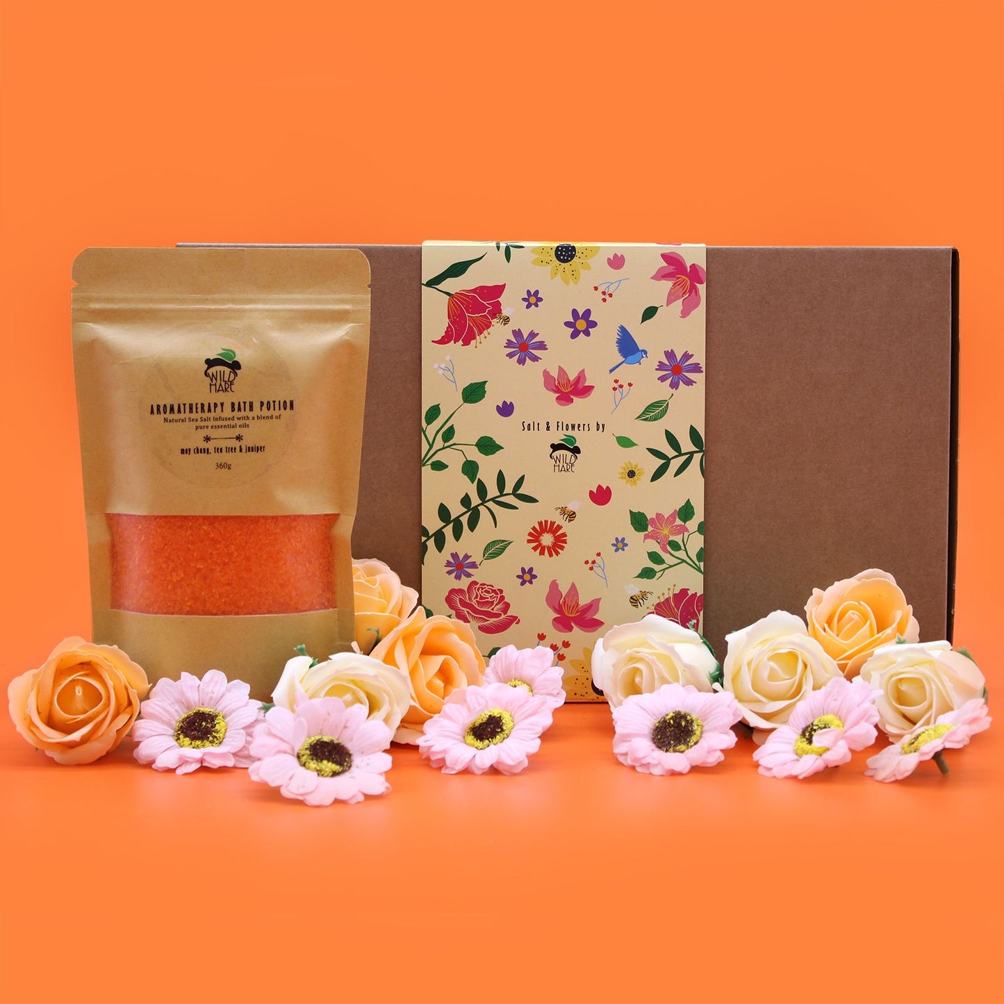 Wild Hare Salt & Flowers Set - Total Detox