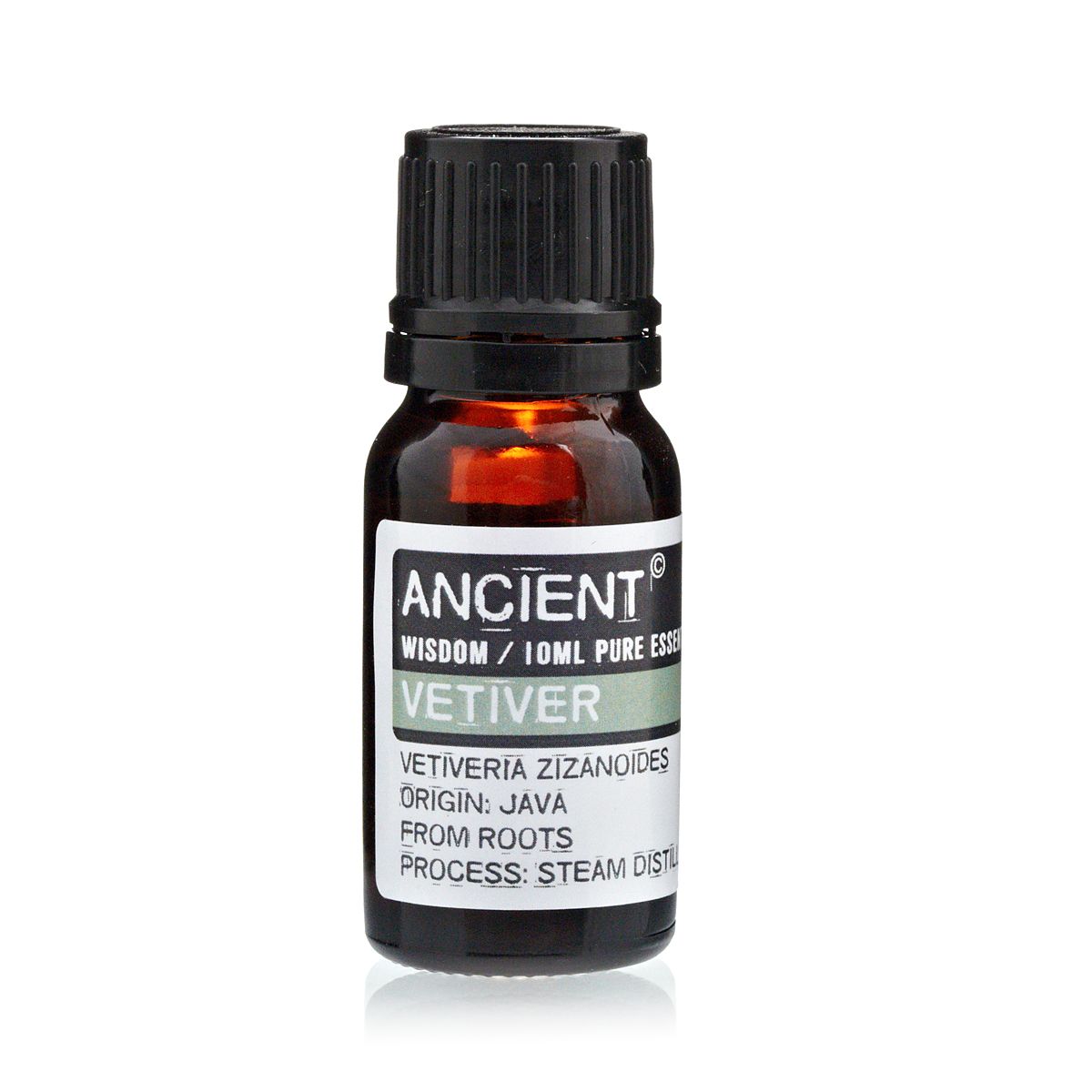 10 ml Vetivert Essential Oil bottle