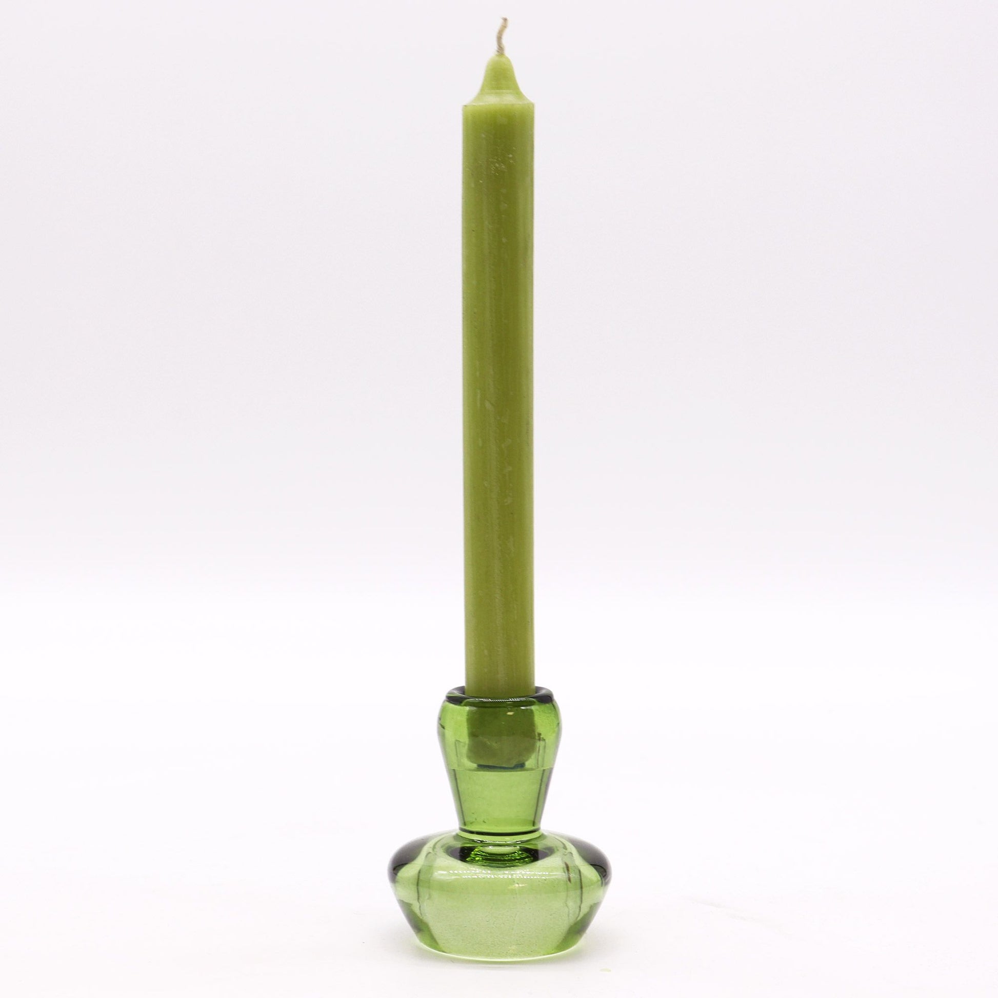Pair of Mushroom Flip Dinner Candle / Tealight Holders - Garden Jade