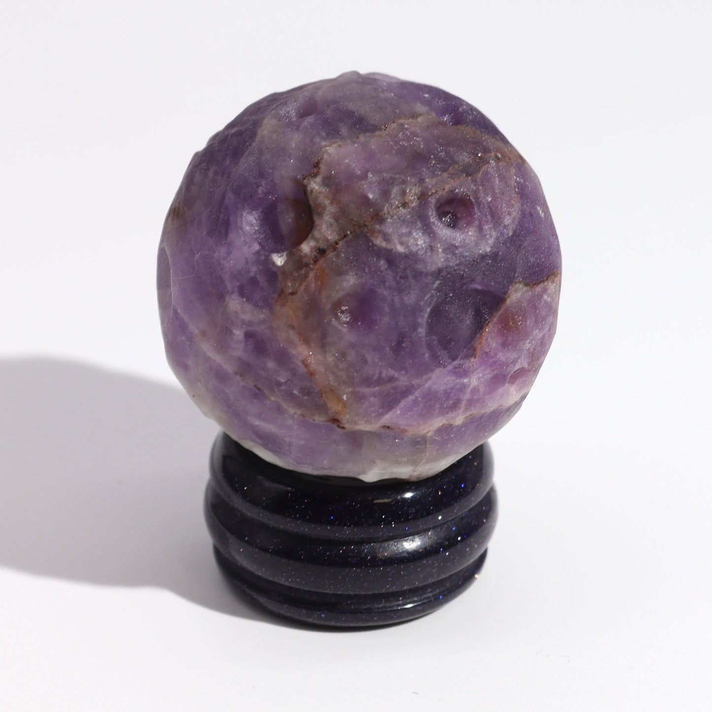 JUPITER - Amethyst Planet on a Goldstone Stand