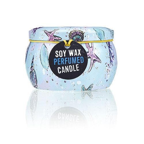 Raspberry Art Tin Candle - Assorted Sea Life Designs
