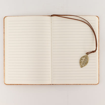 A5 Intention Note Book - LCD Wipe Screen - Cork Leather Effect - 80 Leafs