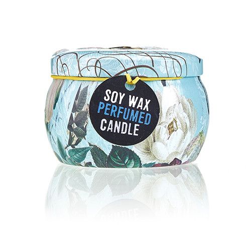 Peonies Art Tin Candle - Assorted Design