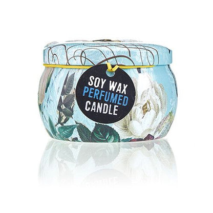 Peonies Art Tin Candle - Assorted Design
