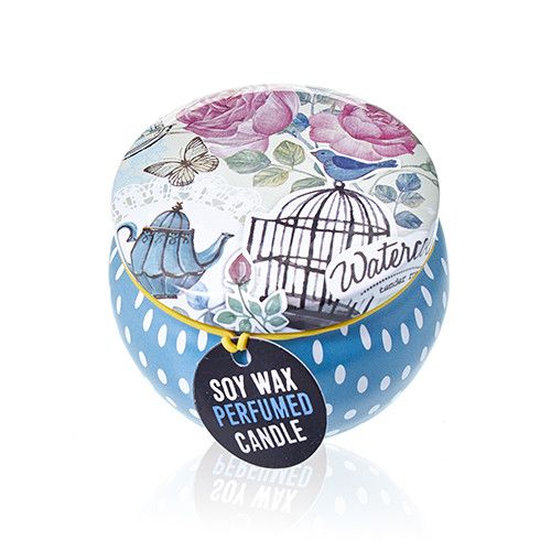 Peonies Art Tin Candle - Assorted Design