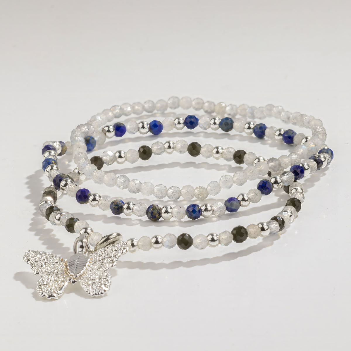Nymph Spirit Gemstone Bracelet Set - Northern Lights
