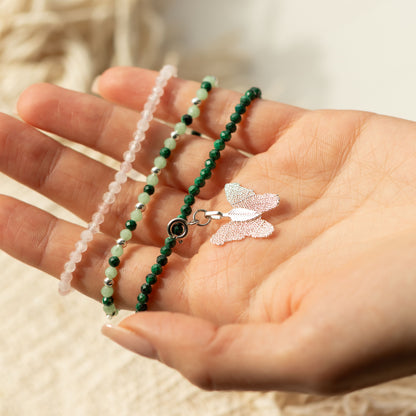 Nymph Spirit Gemstone Bracelet Set - Forest Spirit