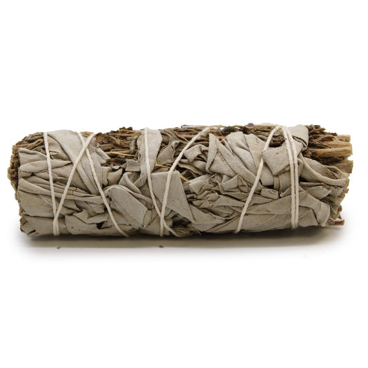 White Sage & Lavender Smudge Stick 10cm