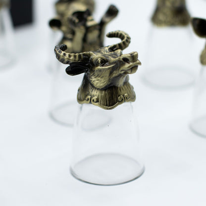 Gift Set of 12 Glasses (25ml) - Forest & Mystical Creatures