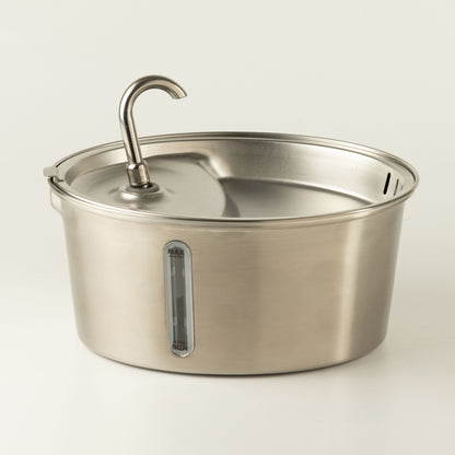 PAW Food Bowls - Electric Water Fountain 2.5 Liter - USB - Stainless Steal (304)