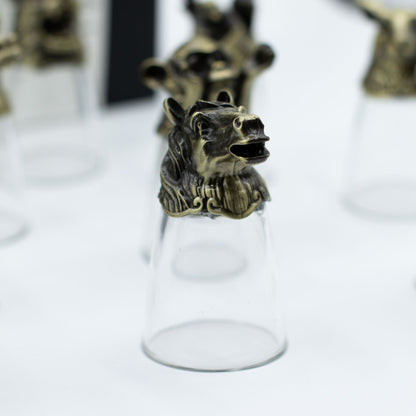 Gift Set of 12 Glasses (25ml) - Forest & Mystical Creatures