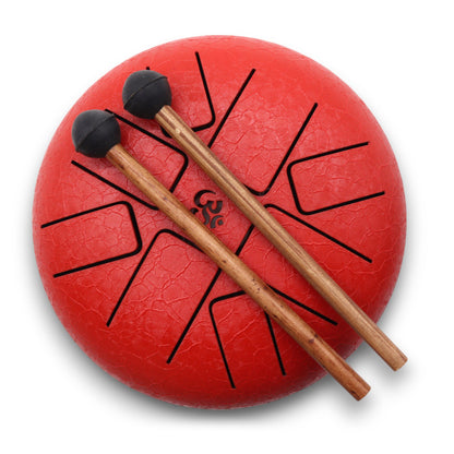 Red HAPI Drum Om - 16cm