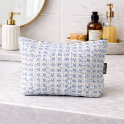 Indigo Echo Indian Jacquard Toiletry Bag