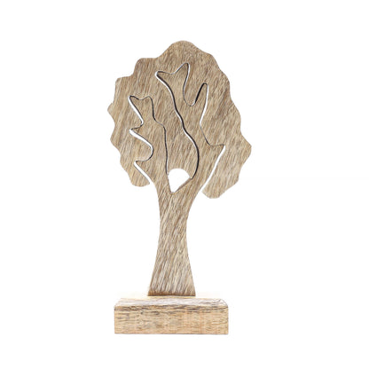 Lost in the Forrest -  Single Tree 3D Wooden Decoration - 20x10cm