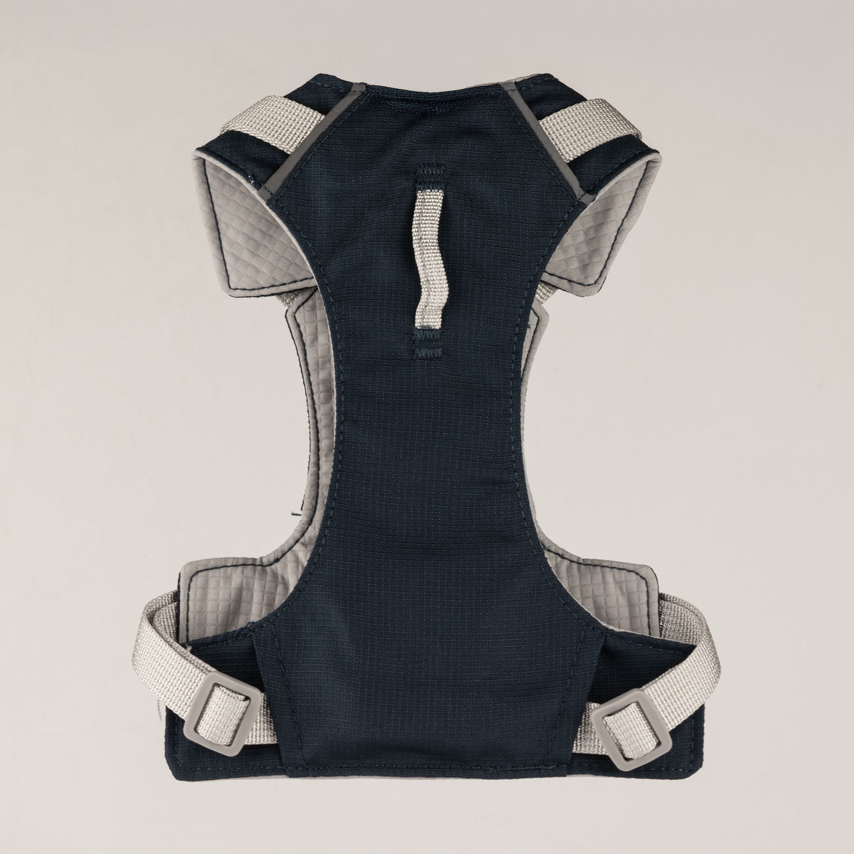 PAW - S (4-8Kg) Dog Step-in Guardian Harness with Reflective Mesh - Rock Grey - Black Obsidian Charm