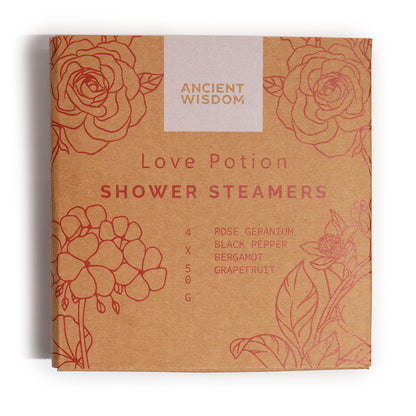 Zen Shower Steamers - Love Potion - Therapy Wellness Gift Set