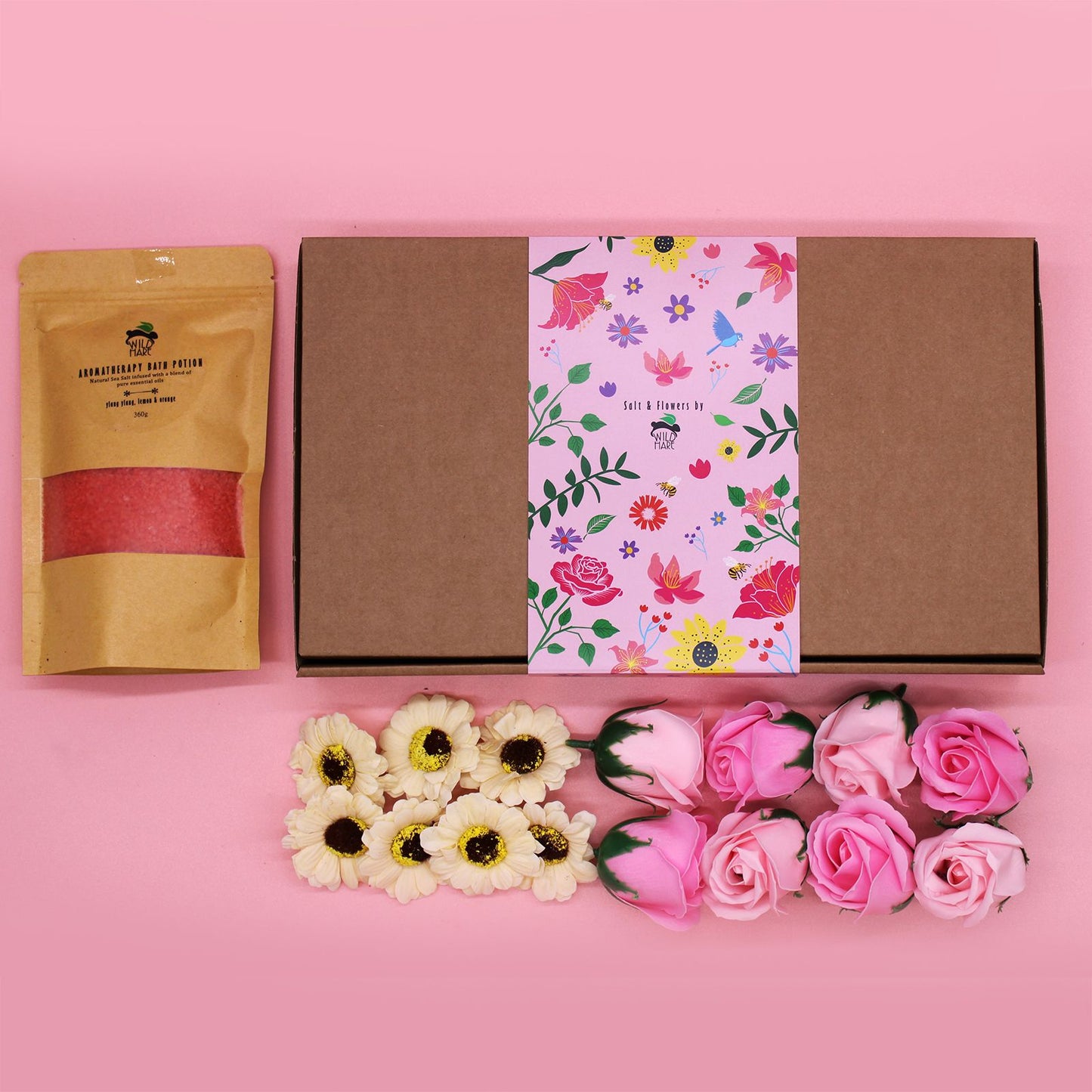 Wild Hare Salt & Flowers Set - Passion