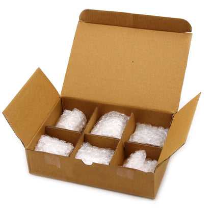 6x White Apophyllite Clusters 20-30mm