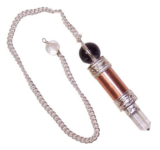 Pendulum with Copper, Amethyst, Quartz