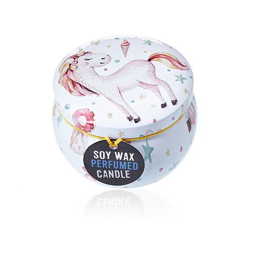 Moonstone Art Tin Candle - Assorted Unicorn Designs